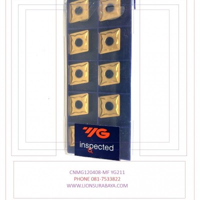 Jual insert bubut CNMG120408-MF YG211 Merk YG-1