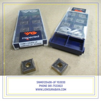 Jual insert bubut SNMG120408-UF YG3030 Merk YG-1