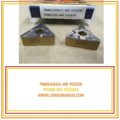 Jual insert bubut TNMG160412-MR YG3030 Merk YG-1