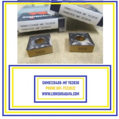 Jual insert bubut SNMG120408-MF YG3030 Merk YG-1