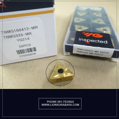 Jual insert bubut TNMG160412-MR YG214 Merk YG-1