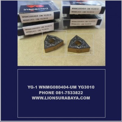 Jual insert bubut WNMG080404-UM YG3010 Merk YG-1