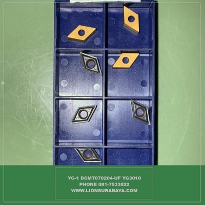 Jual insert bubut DCMT070204-UF YG3010 Merk YG-1