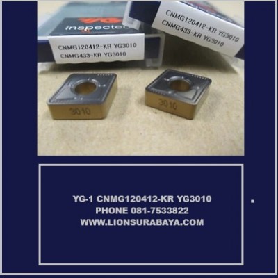 Jual insert bubut CNMG120412-KR YG3010 Merk YG-1