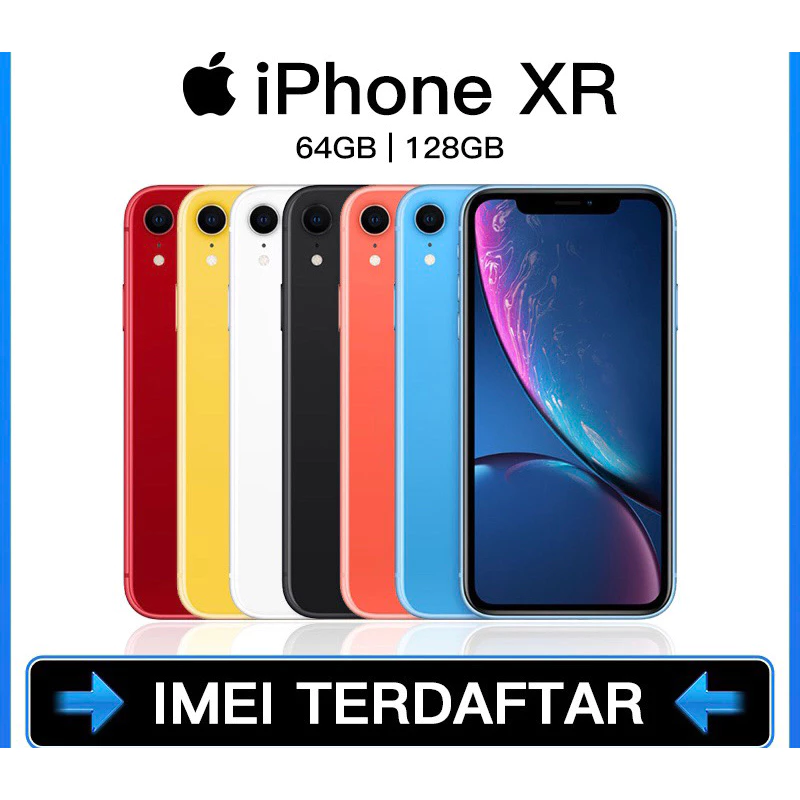 Ready i Phone XR 64GB / 128 GB / 256 GB Second iBox Fullset Original Mulus
