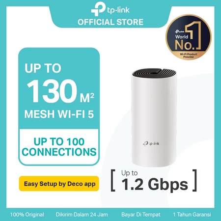 TP-Link Deco M4 | 1 Pack | AC1200 Mesh WiFi System | WiFi 5 1200Mbps | Dual Band Router | Gigabit TP Link Official Store