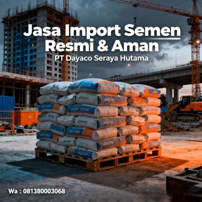 Jasa Import Semen untuk Distributor & Pabrik | 081380003068 | PT Dayaco Seraya Hutama