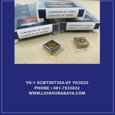 Jual insert bubut SCMT09T304-UF YG3020 Merk YG-1