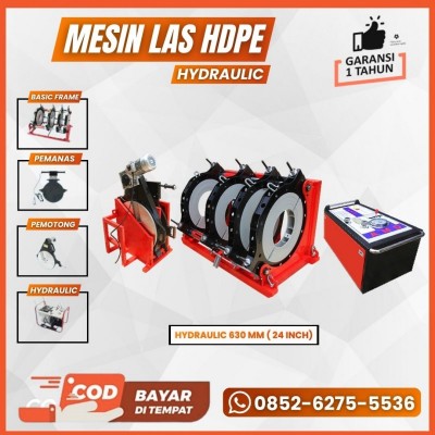 MESIN LAS PIPA HDPE 500 Hydraulic - MESIN JOINT PIPA HDPE 6 - 20 INCH
