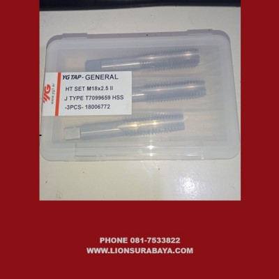 Jual Hand tap M18x2.5 Merk YG-1 Korea