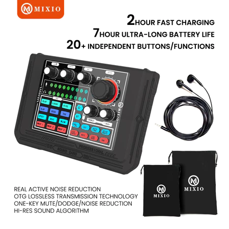 MIXIO TL-32 Live Soundcard Live Audio Mixer Recording Karaoke Bluetooth Live Shopee Tiktok Mixio Official Store