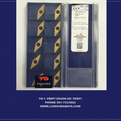 Jual Insert Bubut VBMT160408-UG YG801 Merk YG-1 Korea