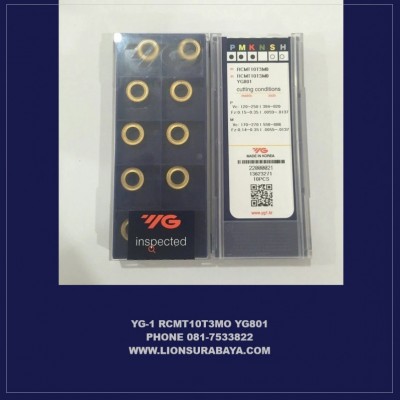 Jual Insert Milling RCMT10T3MO YG602 Merk YG-1 Korea