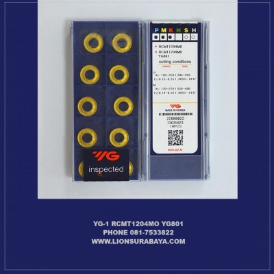 Jual Insert bubut RCMT1204MO YG801 Merk YG-1 Korea