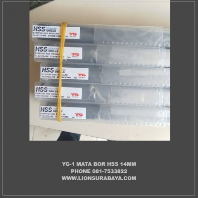 Jual mata bor hss 14mm merk YG-1
