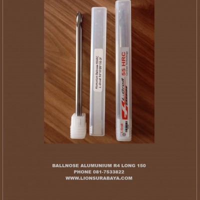 Jual ballnose for alumunium R4 Long 150 merk L-grob