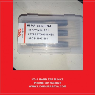Jual Hand Tap M14X2 Merk YG-1 Korea