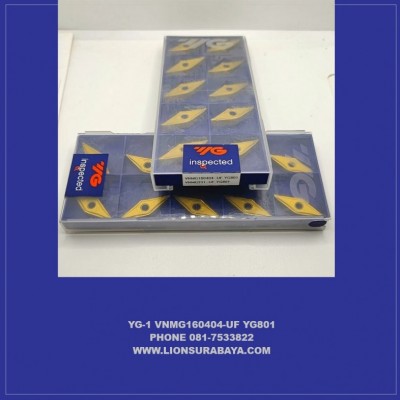 Jual Insert bubut VNMG160404-UF YG801 Merk YG-1 Korea