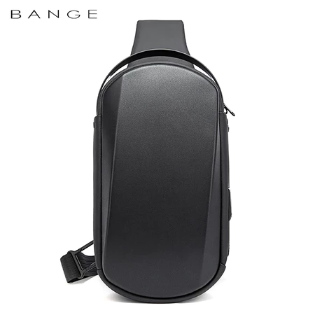 BANGE BG7256 Tas Selempang Pria Waist Bag Sling Bag Pria Elegan Modern Bange Official Store