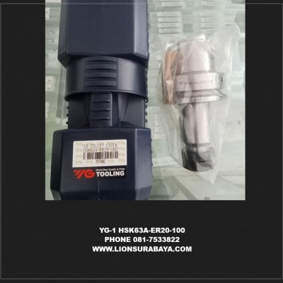 Jual ER Collet Chuck HSK63-ER20-100 Merk YG-1 Korea