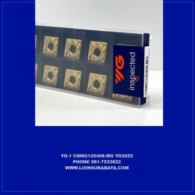 jual Insert Bubut CNMG120408-MG YG2025 Merk YG-1 Korea