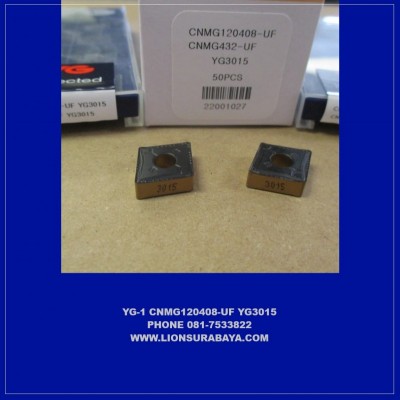 Jual Insert Bubut CNMG120408-UF YG3015 Merk YG-1 Korea