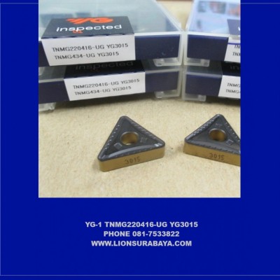 Jual Insert Bubut TNMG220416-UG YG3015 Merk YG-1 Korea