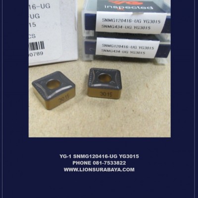 Jual Insert Bubut SNMG120416-UG YG3015 Merk YG-1 Korea