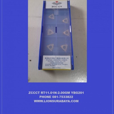Jual insert drat dalam pitch 2 RT11.01N-2.00GM YBG201 Merk ZCC-CT