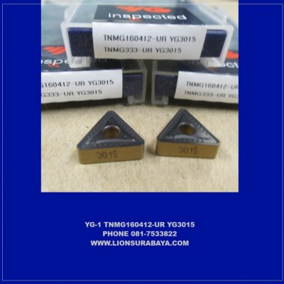 Jual Insert Bubut TNMG160412-UR YG3015 Merk YG-1 Korea