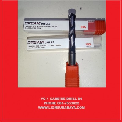 Jual carbide drill D9 ( DH423 ) merk YG-1