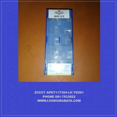 Jual insert milling APKT11T304-LH YD201 merk ZCC-CT