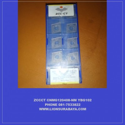 Jual insert bubut CNMG120408-NM YBG102 merk ZCC CT