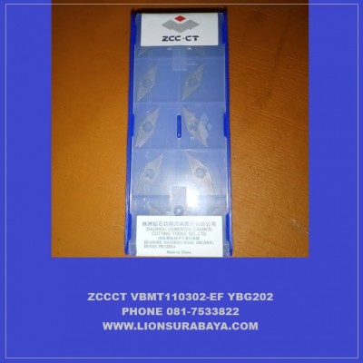 Jual insert bubut VBMT110302-EF YBG202 merk ZCCCT