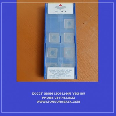 Jual insert bubut SNMG120412-NM YBG105 merk ZCCCT