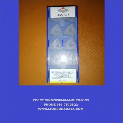 Jual insert bubut WNMG080404-NM YBG102 merk ZCCCT