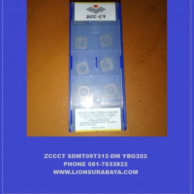 Jual insert high feed mill SDMT09T312-DM YBG202 merk ZCCCT