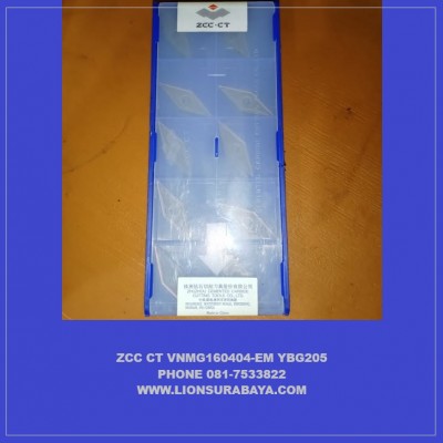Jual insert bubut VNMG160404-EM YBG205 merk ZCC CT