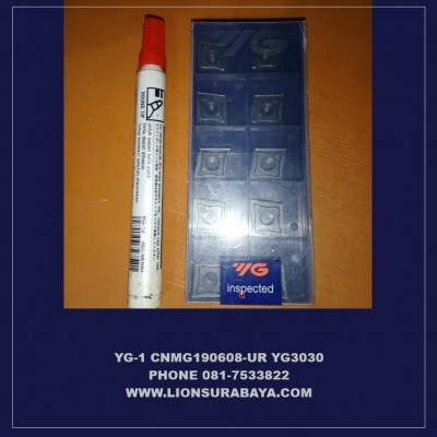 Jual Insert Bubut Heavy Duty CNMG190608-UR YG3030 Merk YG-1 Korea