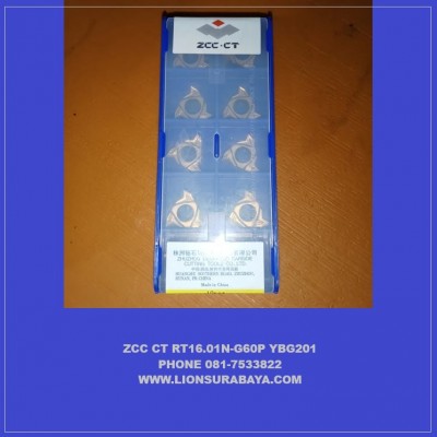 Jual insert drat dalam RT16.01N-G60P YBG201 ( 16IR ) merk ZCC CT