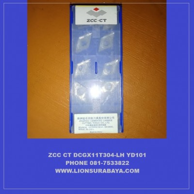 Jual insert bubut DCGX11T304-LH YD101 merk ZCC CT
