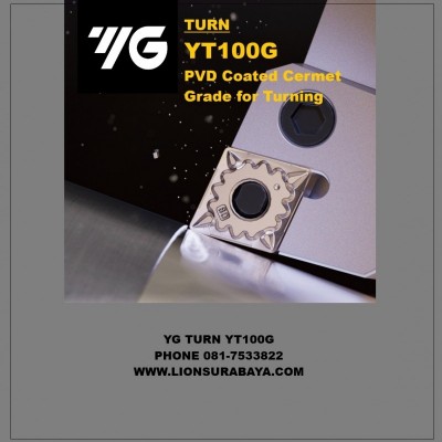 Jual Insert Bubut Cermet Grade YT100G Merk YG-1 Korea