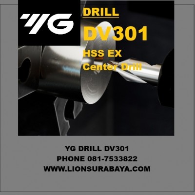 Jual Bor Center Atau Center Drill Series DV301 Merk YG-1 Korea