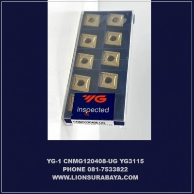 Jual Insert Bubut CNMG120408-UG YG3115 Merk YG-1 Korea