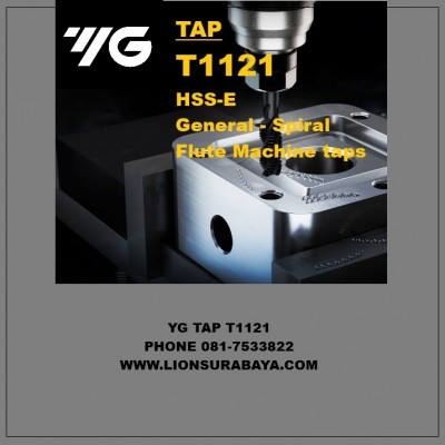 Jual Tap Mesin Spiral Warna Hitam Series T1121 Merk YG-1 Korea