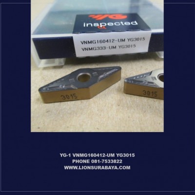 Jual Insert Bubut VNMG160412-UM YG3015 Merk Yg-1 Korea