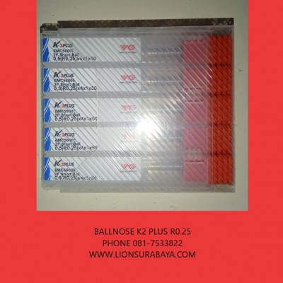 Jual ballnose K2Plus R0.25 merk YG-1