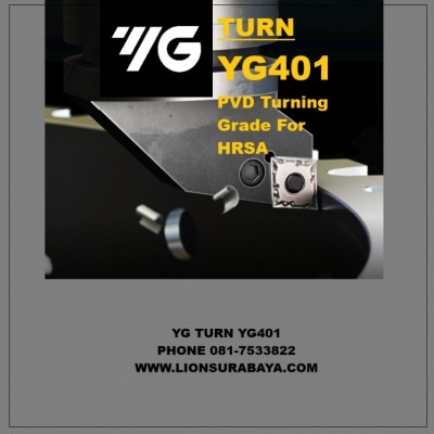 Jual Insert bubut Untuk Titanium Grade YG401 Merk YG-1 Korea