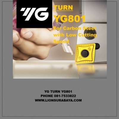 Jual Insert Bubut Untuk Baja Grade YG801 Merk YG-1 Korea