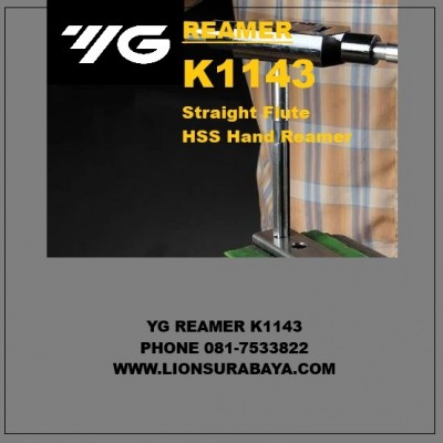 Jual Hand Reamer Lurus Series K1143 merk YG-1 Korea